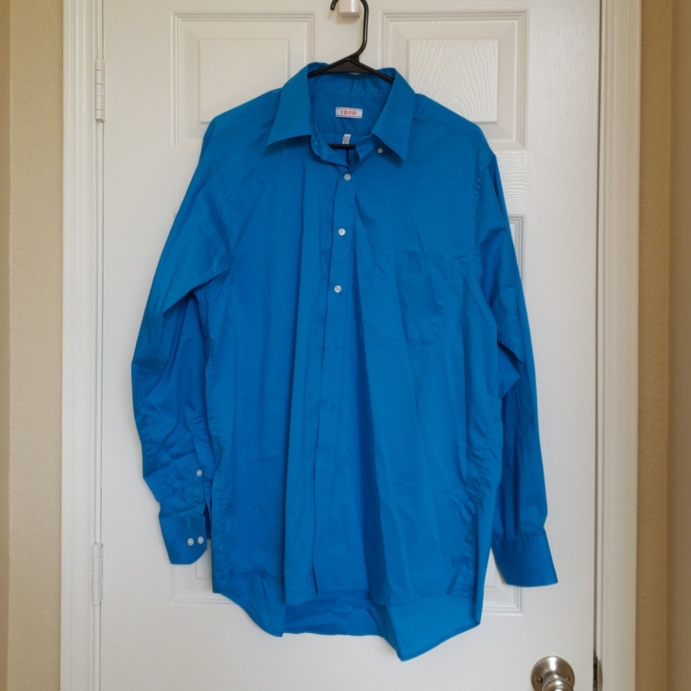 Blue izod dress shirt